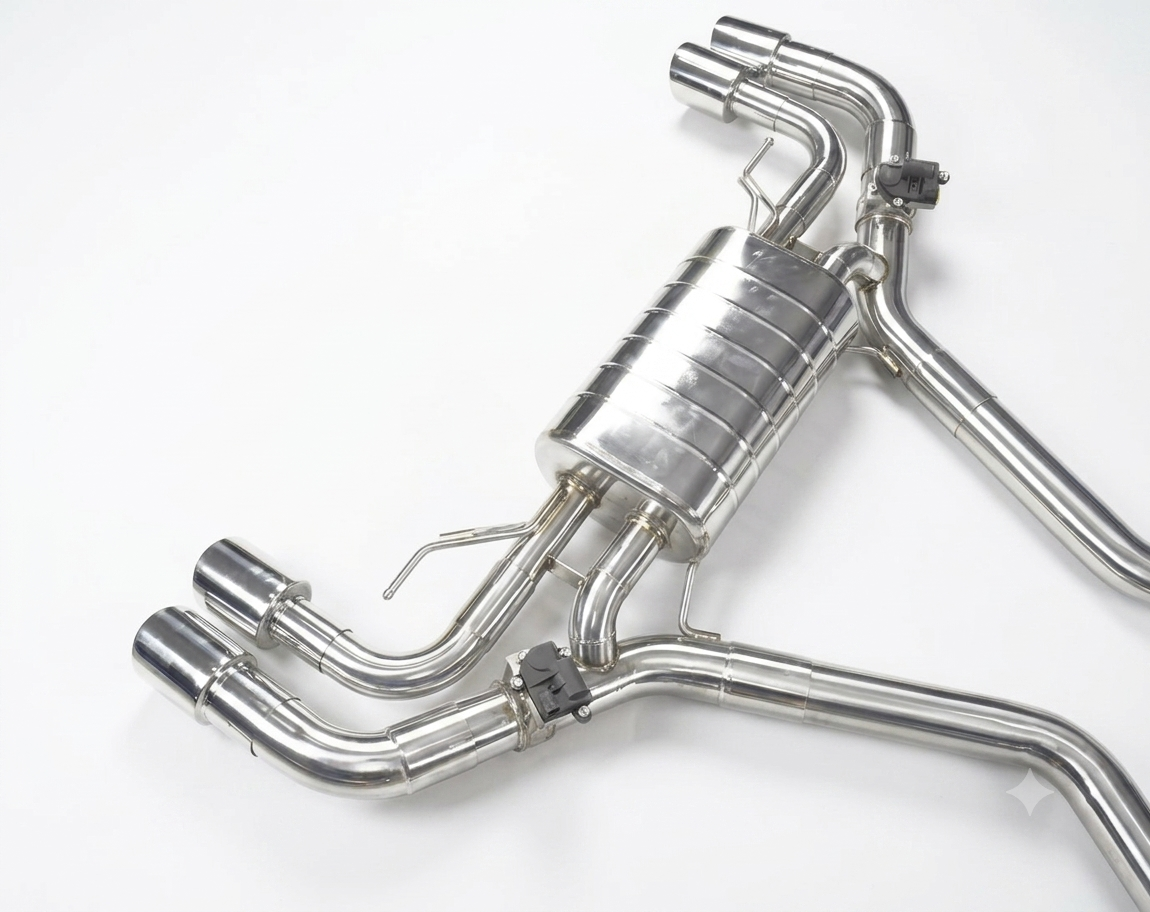 Valved Performance Stainless Steel Cat-back Exhaust for BMW M240i G42 B58 3.0T